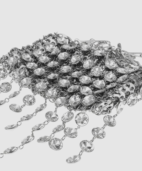 Rabanne(ラバンヌ)の「SAC A MAIN METAL /SAC A MAIN METAL HAND BAG(ハンドバッグ・レディース・シルバー・TU)」の5枚目の写真