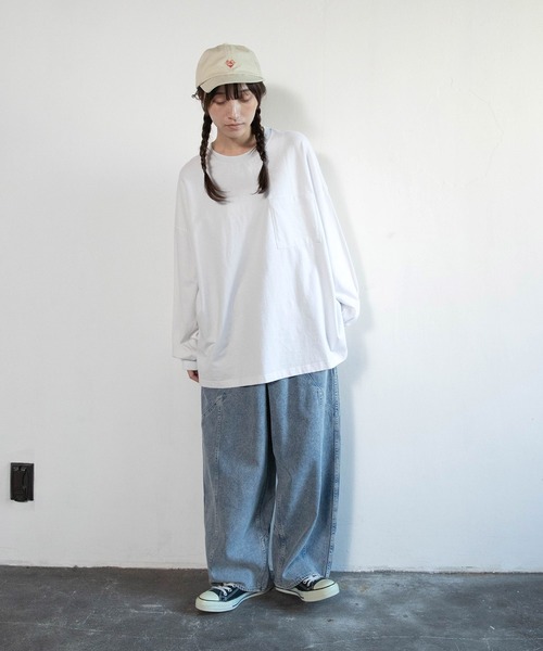 URCH RNA(アーチ アールエヌエー)の「M2587 襟柄編みのBITロンT(Tシャツ/カットソー・レディース・ブルーグレー/オフホワイト/ブラック・FREE)」の17枚目の写真