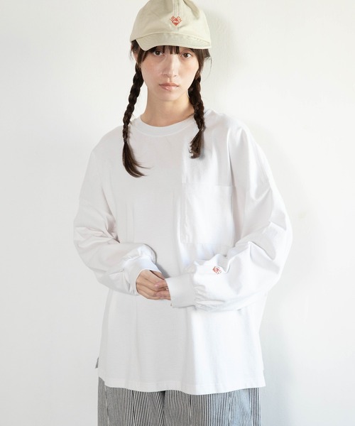 URCH RNA(アーチ アールエヌエー)の「M2587 襟柄編みのBITロンT(Tシャツ/カットソー・レディース・ブルーグレー/オフホワイト/ブラック・FREE)」の4枚目の写真