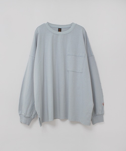 URCH RNA(アーチ アールエヌエー)の「M2587 襟柄編みのBITロンT(Tシャツ/カットソー・レディース・ブルーグレー/オフホワイト/ブラック・FREE)」の11枚目の写真