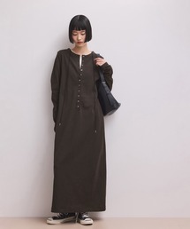 ADAM ET ROPE'（アダムエロペ）の「【WEB限定】マルチWAYヘンリーネックワンピース（ワンピース）」