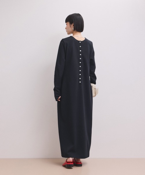 ADAM ET ROPE'（アダムエロペ）の「【WEB限定】マルチWAYヘンリーネックワンピース（ワンピース・レディース・ダークブラウン/ネイビー/ブラック・M/S）」の4枚目の写真