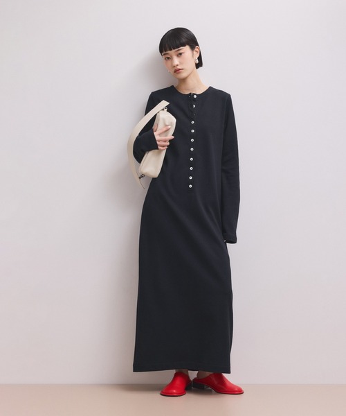 ADAM ET ROPE'（アダムエロペ）の「【WEB限定】マルチWAYヘンリーネックワンピース（ワンピース・レディース・ダークブラウン/ネイビー/ブラック・M/S）」の7枚目の写真