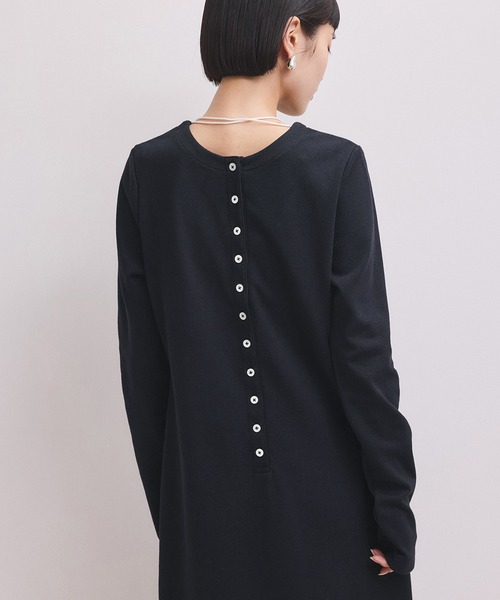 ADAM ET ROPE'（アダムエロペ）の「【WEB限定】マルチWAYヘンリーネックワンピース（ワンピース・レディース・ダークブラウン/ネイビー/ブラック・M/S）」の15枚目の写真