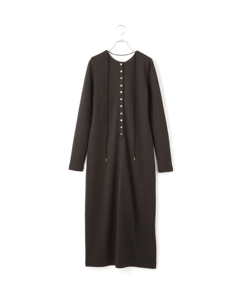 ADAM ET ROPE'（アダムエロペ）の「【WEB限定】マルチWAYヘンリーネックワンピース（ワンピース・レディース・ダークブラウン/ネイビー/ブラック・M/S）」の19枚目の写真