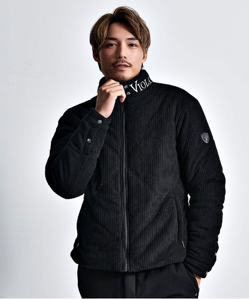 VIOLA（ヴィオラ）の「『VIOLA rumore/ヴィオラ ルモーレ』ストライプ起毛中綿ジャケット（その他アウター・メンズ・ブラック/オフホワイト・L/XL/M）」の7枚目の写真