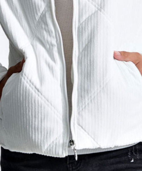 VIOLA（ヴィオラ）の「『VIOLA rumore/ヴィオラ ルモーレ』ストライプ起毛中綿ジャケット（その他アウター・メンズ・ブラック/オフホワイト・L/XL/M）」の11枚目の写真