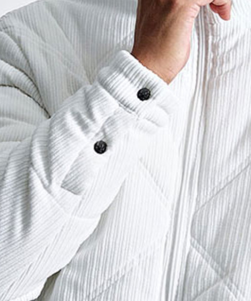 VIOLA（ヴィオラ）の「『VIOLA rumore/ヴィオラ ルモーレ』ストライプ起毛中綿ジャケット（その他アウター・メンズ・ブラック/オフホワイト・L/XL/M）」の13枚目の写真