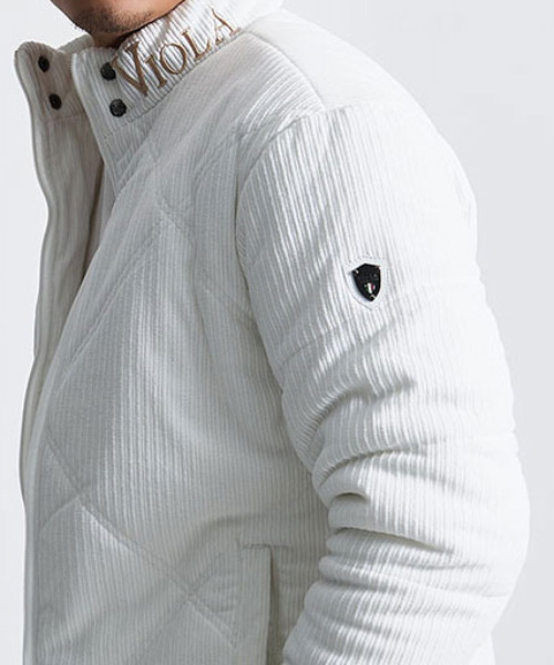 VIOLA（ヴィオラ）の「『VIOLA rumore/ヴィオラ ルモーレ』ストライプ起毛中綿ジャケット（その他アウター・メンズ・ブラック/オフホワイト・L/XL/M）」の14枚目の写真