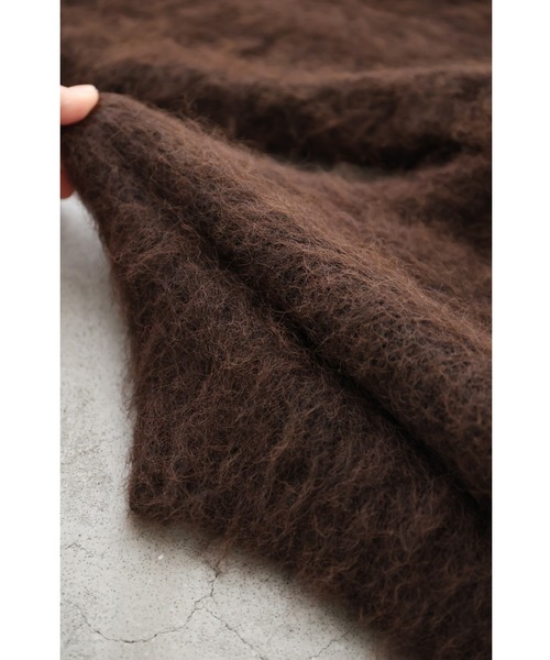 cawaii(カワイイ)の「もっちりふわふわモヘア風ニットプルオーバートップス(ニット/セーター・レディース・ブラウン・FREE)」の7枚目の写真