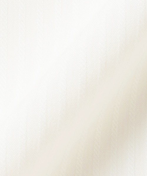 TOKYO SHIRTS（トウキョウシャツ）の「COFREX 前立 ミニフリル ブラウス 長袖 レディースデザインシャツ（シャツ/ブラウス・レディース・ホワイト・S/M/L/LL/XL）」の5枚目の写真