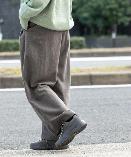 EKAL(エカル)の「ウールツィードパンツ(その他パンツ・レディース・グレー系その他/ブラック・ONE)」の5枚目の写真