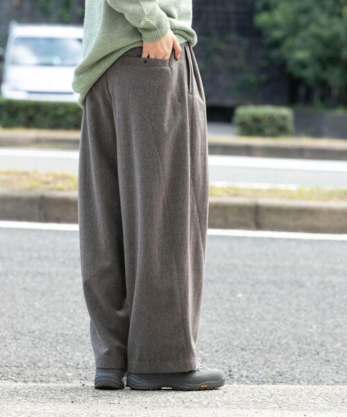 EKAL(エカル)の「ウールツィードパンツ(その他パンツ・レディース・グレー系その他/ブラック・ONE)」の7枚目の写真