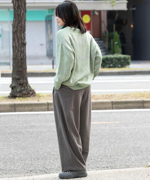 EKAL(エカル)の「ウールツィードパンツ(その他パンツ・レディース・グレー系その他/ブラック・ONE)」の9枚目の写真