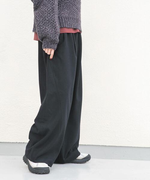 EKAL(エカル)の「ウールツィードパンツ(その他パンツ・レディース・グレー系その他/ブラック・ONE)」の16枚目の写真