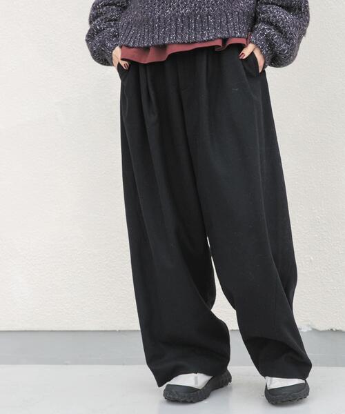 EKAL(エカル)の「ウールツィードパンツ(その他パンツ・レディース・グレー系その他/ブラック・ONE)」の17枚目の写真