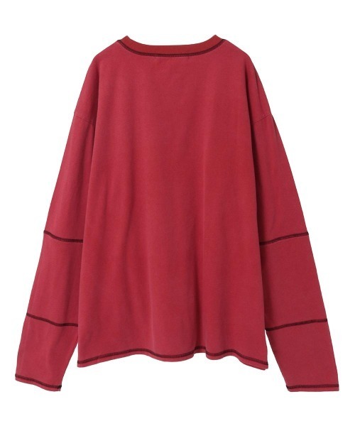 Candy Stripper（キャンディストリッパー）の「ANYTHING CAT PIGMENT トップス（Tシャツ/カットソー・レディース・チャコール/ブラウン/レッド・FREE）」の18枚目の写真