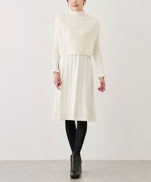 Jayro（ジャイロ）の「パール付きニットアンサンブルワンピース（ワンピース）」