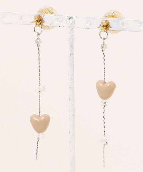 tone(トーン)の「【S.coeuf】【S.coeuf】金属アレルギー対応ピアス きゅん♡な1粒スフェール by2025(MA)(ピアス(両耳用)・レディース・ホワイト/パープル/ピンク・FREE)」の15枚目の写真