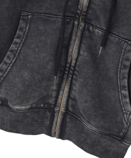 X-girl(エックスガール)の「FACE LABEL WASHED COMPACT ZIP UP SWEAT HOODIE(パーカー・レディース・ブラック/ライトブルー/ピンク・S/M)」の10枚目の写真