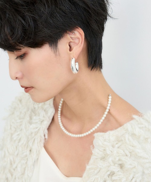 BARNYARDSTORM（バンヤードストーム）の「BARNYARDSTORM / 6mmパールチョーカー（ネックレス・レディース・ゴールド/シルバー・FREE）」の15枚目の写真