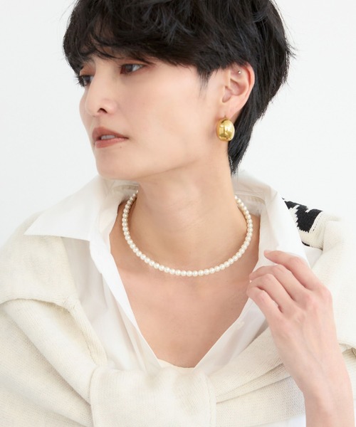 BARNYARDSTORM（バンヤードストーム）の「BARNYARDSTORM / 6mmパールチョーカー（ネックレス・レディース・ゴールド/シルバー・FREE）」の17枚目の写真