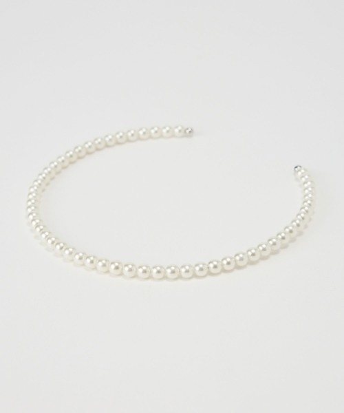 BARNYARDSTORM（バンヤードストーム）の「BARNYARDSTORM / 6mmパールチョーカー（ネックレス・レディース・ゴールド/シルバー・FREE）」の4枚目の写真