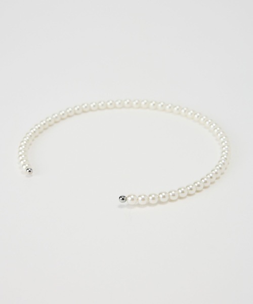 BARNYARDSTORM（バンヤードストーム）の「BARNYARDSTORM / 6mmパールチョーカー（ネックレス・レディース・ゴールド/シルバー・FREE）」の5枚目の写真