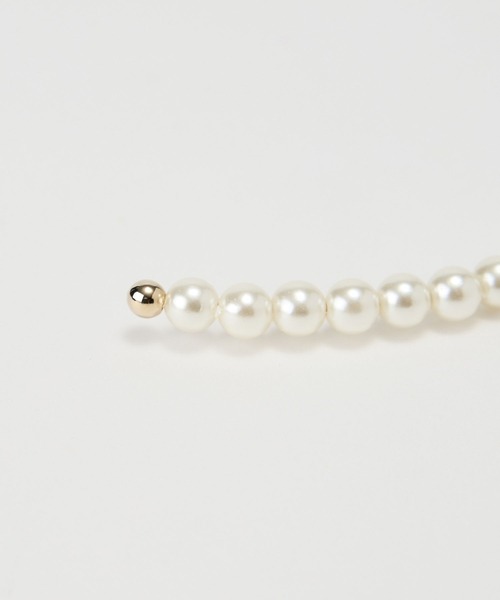BARNYARDSTORM（バンヤードストーム）の「BARNYARDSTORM / 6mmパールチョーカー（ネックレス・レディース・ゴールド/シルバー・FREE）」の10枚目の写真
