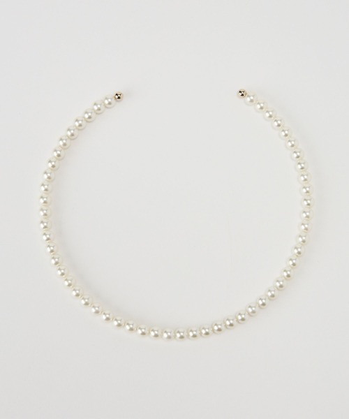 BARNYARDSTORM（バンヤードストーム）の「BARNYARDSTORM / 6mmパールチョーカー（ネックレス・レディース・ゴールド/シルバー・FREE）」の11枚目の写真