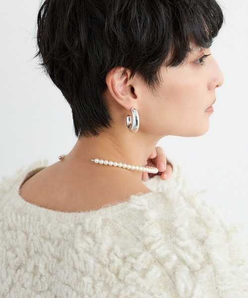 BARNYARDSTORM（バンヤードストーム）の「BARNYARDSTORM / 6mmパールチョーカー（ネックレス・レディース・ゴールド/シルバー・FREE）」の13枚目の写真