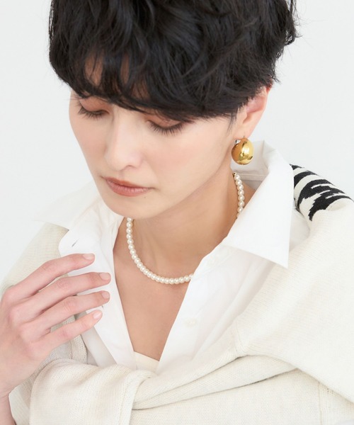 BARNYARDSTORM（バンヤードストーム）の「BARNYARDSTORM / 6mmパールチョーカー（ネックレス・レディース・ゴールド/シルバー・FREE）」の18枚目の写真