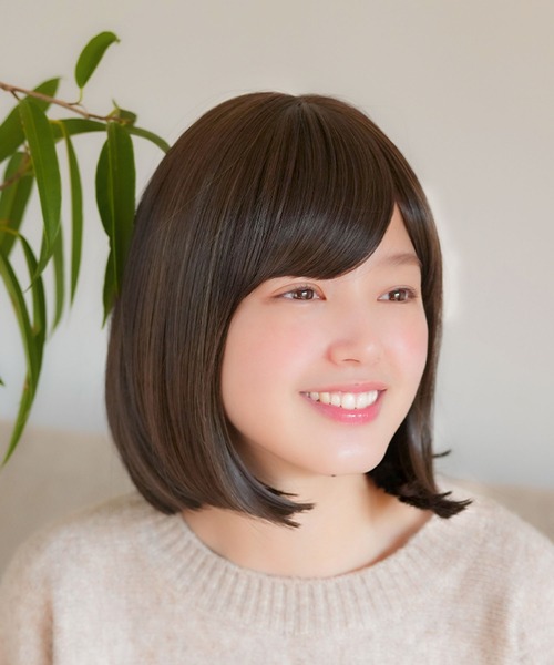 LINEASTORIA（リネアストリア）の「【フルウィッグ・ボブ】リラックスウィッグ ボブ（ウィッグ・レディース・ブラック/ブラウン系その他/ブラウン/レッド系その他/ダークブラウン・FREE）」の3枚目の写真