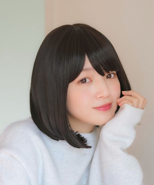 LINEASTORIA（リネアストリア）の「【フルウィッグ・ボブ】リラックスウィッグ ボブ（ウィッグ・レディース・ブラック/ブラウン系その他/ブラウン/レッド系その他/ダークブラウン・FREE）」の2枚目の写真