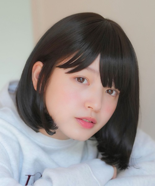 LINEASTORIA（リネアストリア）の「【フルウィッグ・ボブ】リラックスウィッグ ボブ（ウィッグ・レディース・ブラック/ブラウン系その他/ブラウン/レッド系その他/ダークブラウン・FREE）」の8枚目の写真