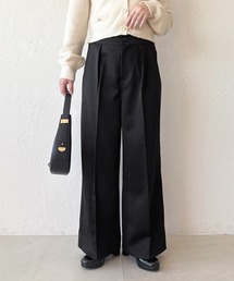 apres jour | タックストレートスラックス(スラックス)