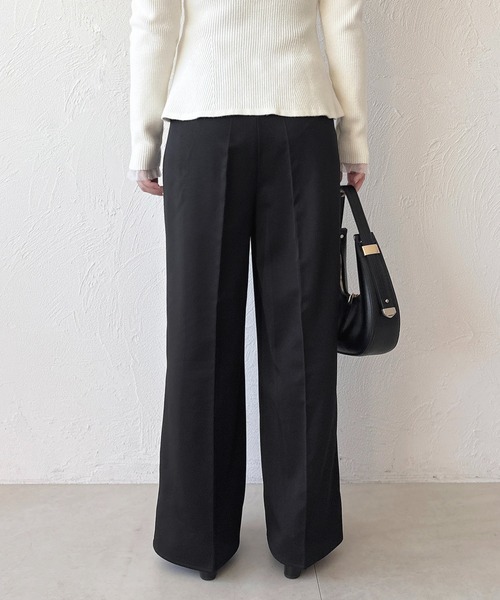 apres jour（アプレジュール）の「タックストレートスラックス（スラックス・レディース・ブラウン系その他/ブラック/グレー・フリー/X-LARGE）」の9枚目の写真