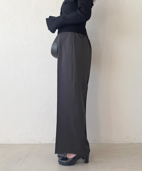 apres jour（アプレジュール）の「タックストレートスラックス（スラックス・レディース・ブラウン系その他/ブラック/グレー・フリー/X-LARGE）」の18枚目の写真