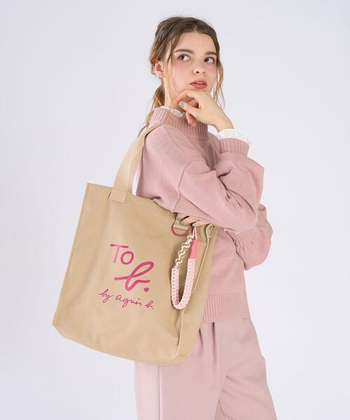 コットン ロゴ トートバッグ（トートバッグ）｜To b. by agnes b
