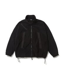 MOAA（モア）の「ディテールフリースジャケット（ブラック）（その他アウター）」
