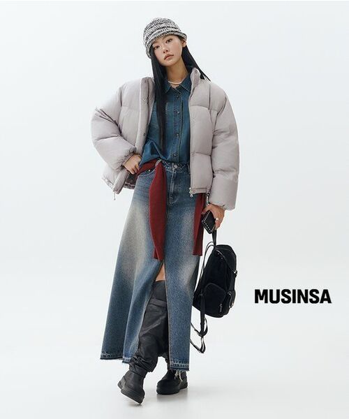 MUSINSA STANDARD WOMAN（ムシンサスタンダードウーマン）の「ウィメンズエッセンシャルVネックニット[バーガンディ]（ニット/セーター・レディース・その他・X-SMALL/SMALL/MEDIUM/LARGE）」の9枚目の写真