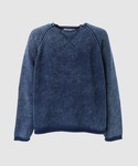 DAIRIKU（ダイリク）の「Fulling Damage Border Knit（ニット/セーター