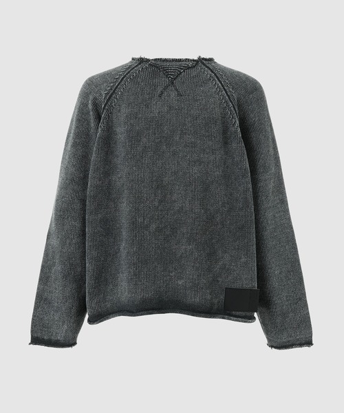 DAIRIKU(ダイリク)の「Vintage Washed Pullover Knit Sweater(ニット/セーター・メンズ・インディゴブルー/ブラック・M/L)」の6枚目の写真