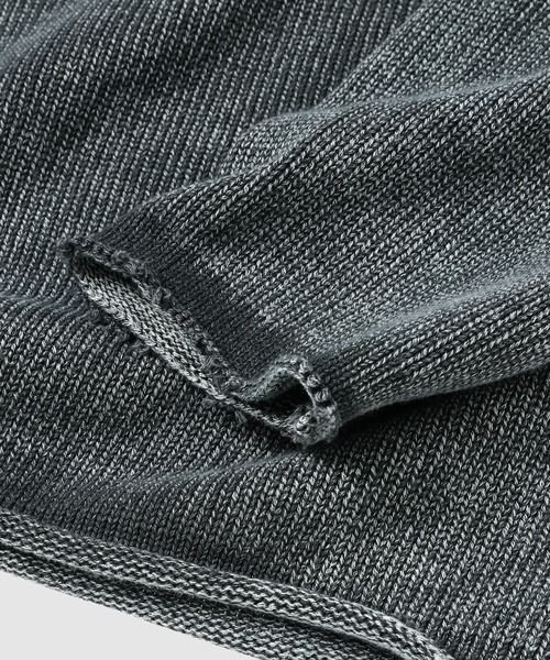 DAIRIKU(ダイリク)の「Vintage Washed Pullover Knit Sweater(ニット/セーター・メンズ・インディゴブルー/ブラック・M/L)」の8枚目の写真