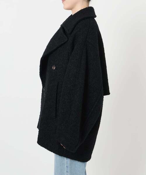 IENA(イエナ)の「《追加》ループインレイショートコート(その他アウター・レディース・ブラック・36)」の6枚目の写真