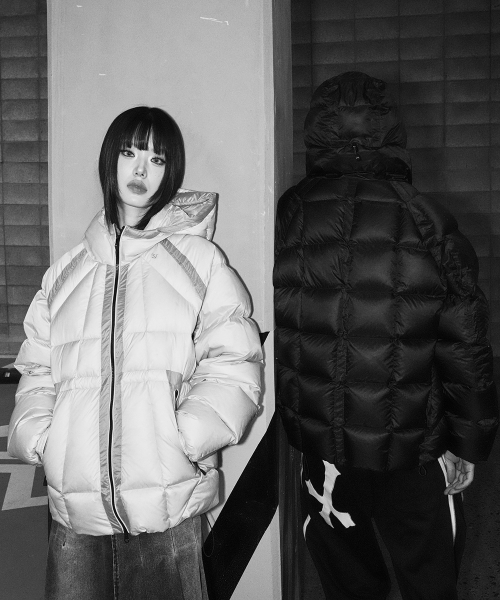 SCHISM INDUCING(スキズムインデューシング)の「OPAQUE DOWN JACKET (2color)(ダウンジャケット/コート・レディース・ブラック/ライトブルー・LARGE/MEDIUM)」の21枚目の写真