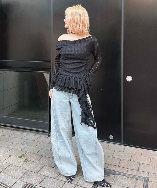 SPIRALGIRL（スパイラルガール）の「ポインテッドスニーカーミュール（パンプス・レディース・シルバー/カーキ系/ドット・MEDIUM/LARGE）」の8枚目の写真