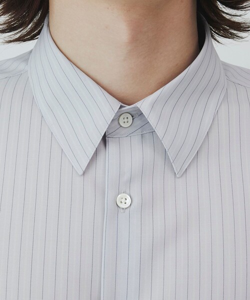 UNITED TOKYO（ユナイテッドトウキョウ）の「【新作】Super120s ウォッシャブルウールシャツ　｜オールシーズン対応/ウール/ウォッシャブル/毛玉防止/縮みにくい/オフィスカジュアル/ビジネス/防シワ/防臭/透湿性（シャツ/ブラウス・メンズ・グレイッシュベージュ/チェック/その他7/その他6/ブラック・2/1）」の9枚目の写真