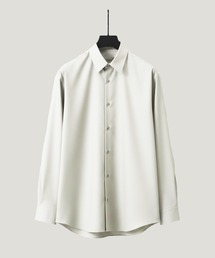 【尾州ウール】Super120s ウォッシャブルウールシャツ |オールシーズン対応/ウール/ウォッシャブル/毛玉防止/縮みにくい/オフィスカジュアル/ビジネス/防シワ/防臭/透湿性