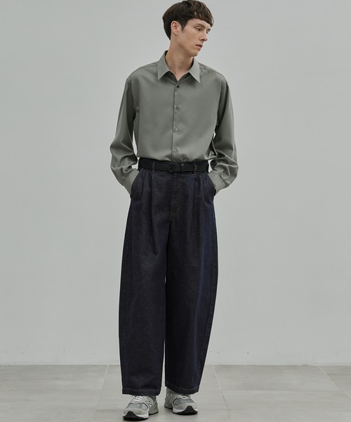 UNITED TOKYO（ユナイテッドトウキョウ）の「【新作】Super120s ウォッシャブルウールシャツ　｜オールシーズン対応/ウール/ウォッシャブル/毛玉防止/縮みにくい/オフィスカジュアル/ビジネス/防シワ/防臭/透湿性（シャツ/ブラウス・メンズ・グレイッシュベージュ/チェック/その他7/その他6/ブラック・2/1）」の7枚目の写真